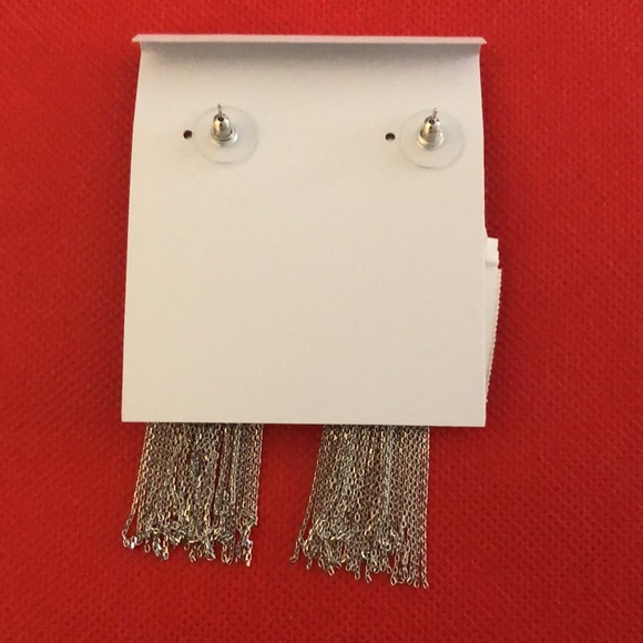 Kendra Scott Silver Tone Rhodium Plated Sienna Sun Statement Drop Earrings NWT - Picture 14 of 14